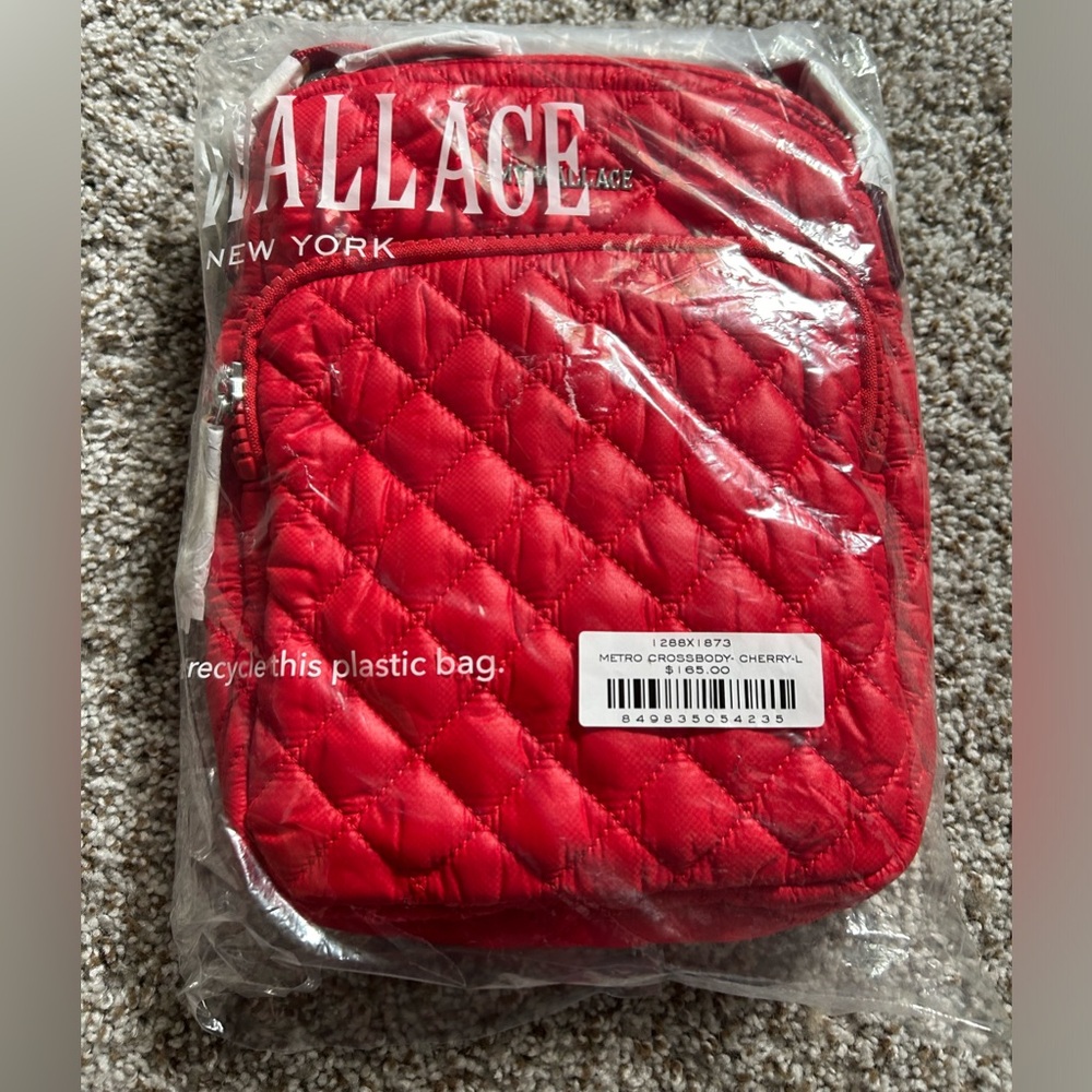 MZ Wallace Red Metro Crossbody
